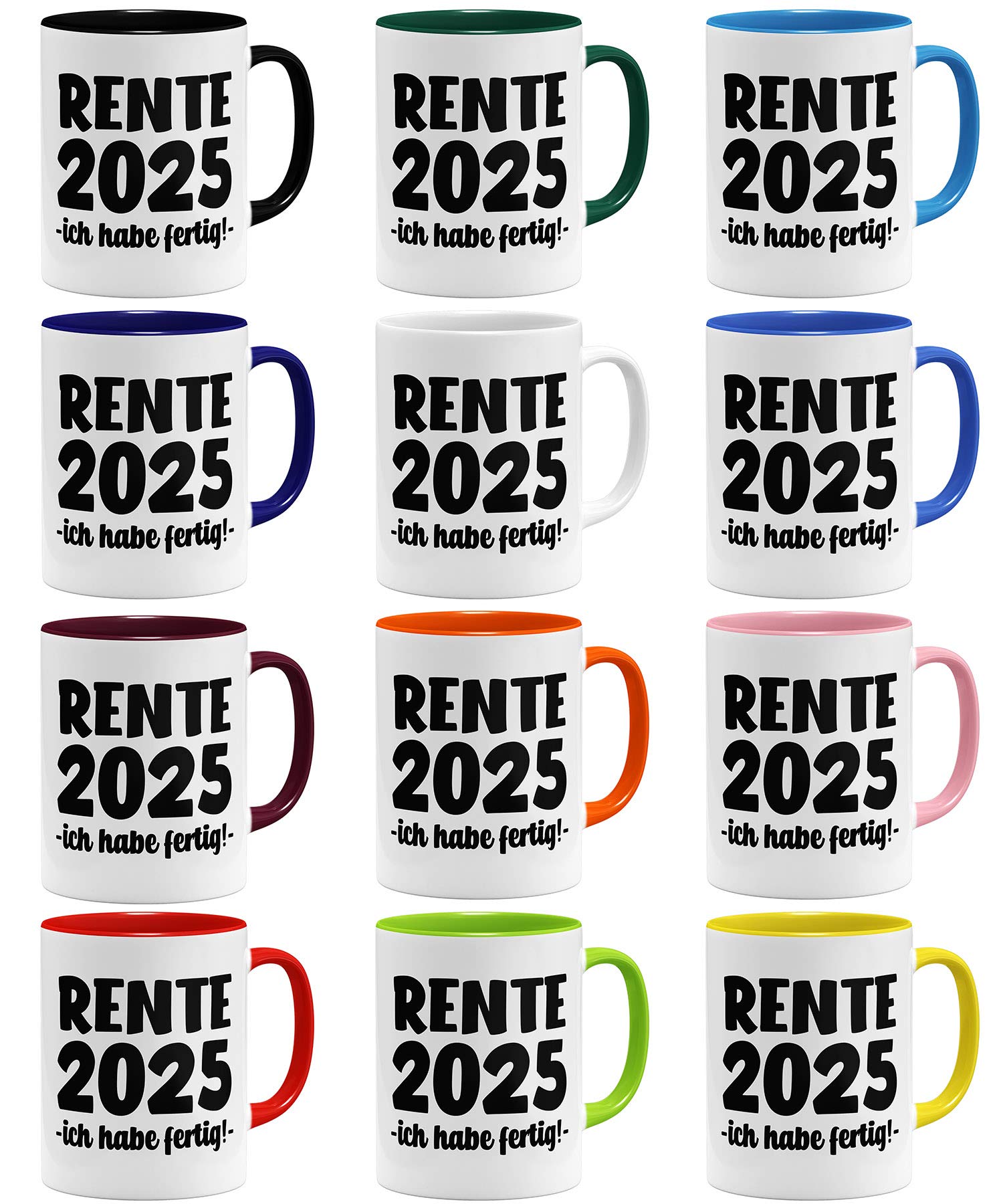 OM3® Oma Ist Rentnerin Tasse Avec Inscription « Rente 2025