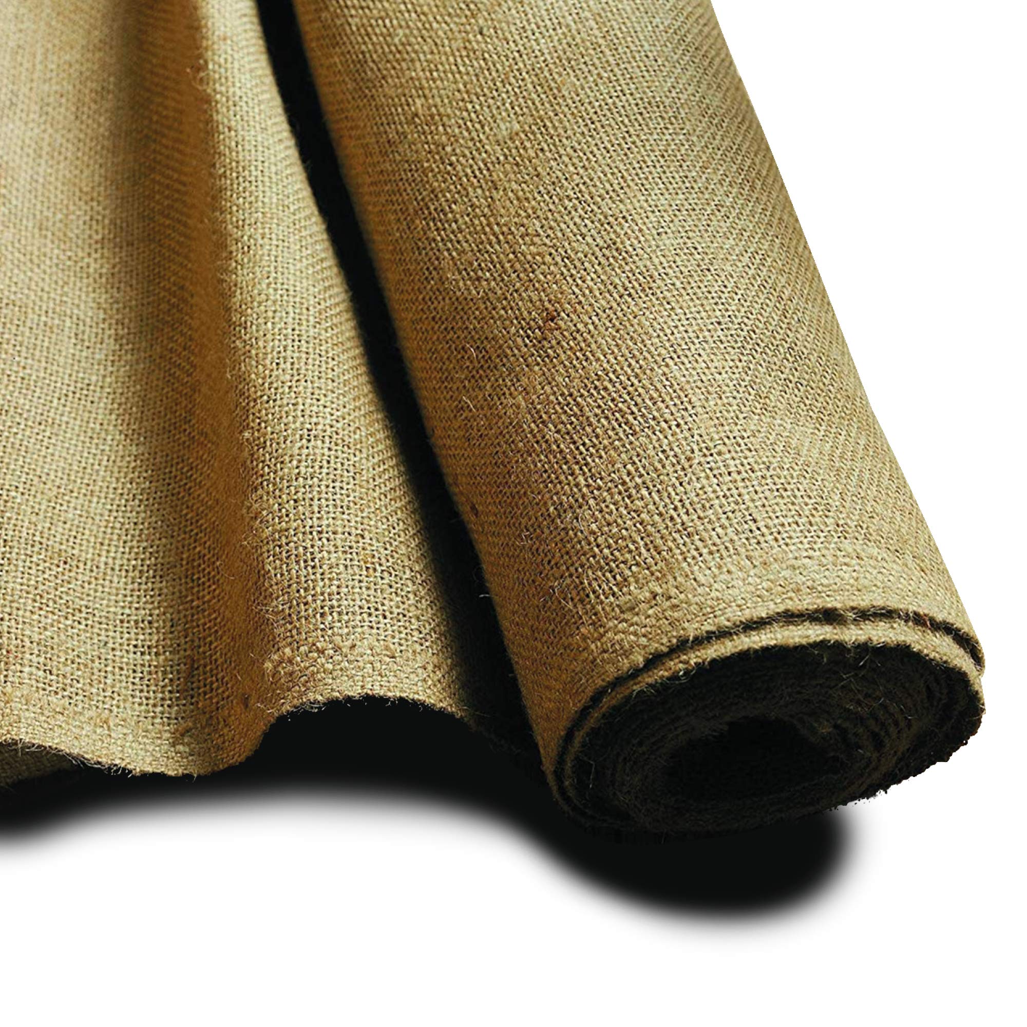 NOOR Jute-Zuschnitt Schwer 0,9 x 5 m I Premium Juterolle zum Adventskalender selber basteln, als Deko-Material oder als Frostschutz für Pflanzen I Jute-Winterschutz für Topf- und Kübelpflanzen I Natur