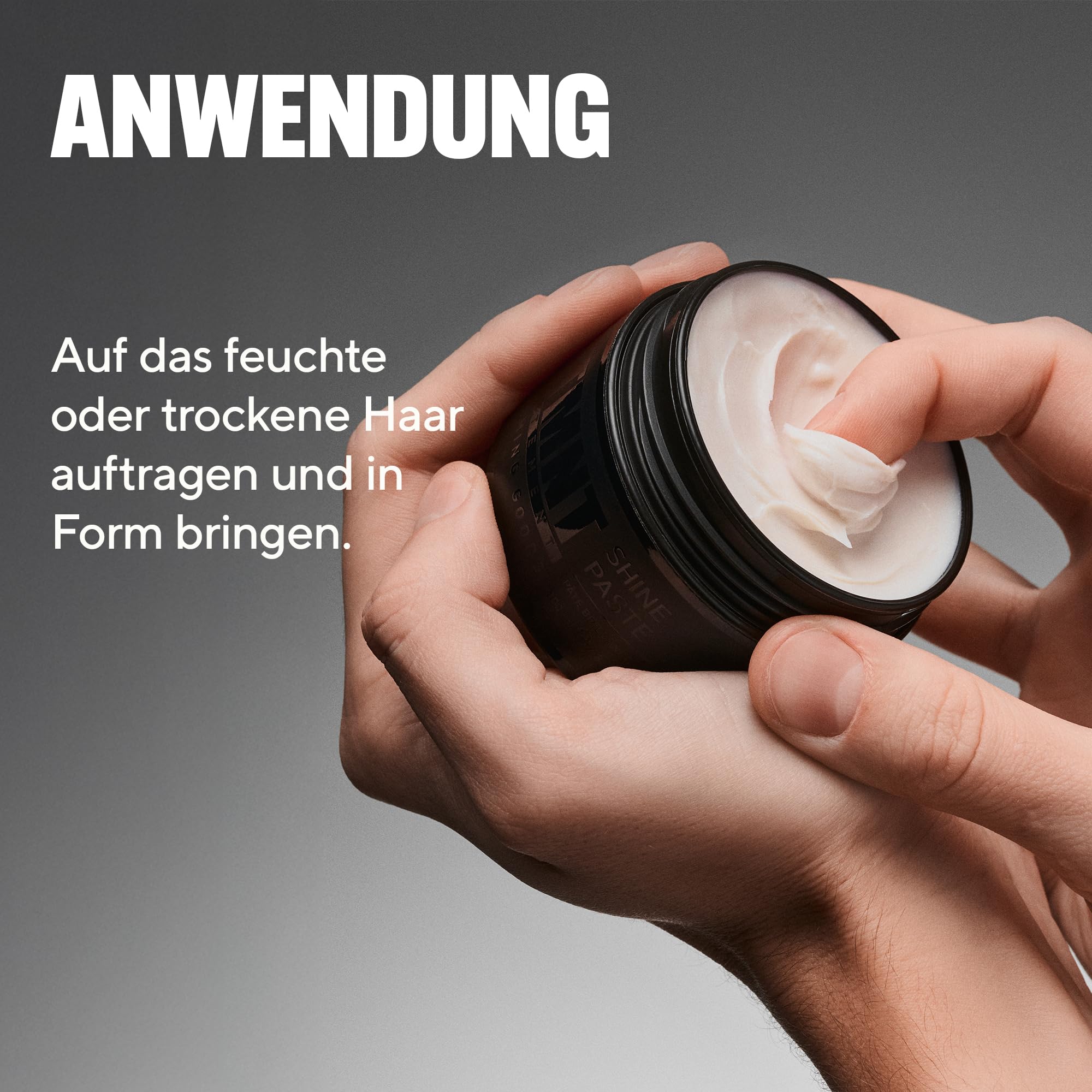 STMNT STATEMENT GROOMING GOODS Shine Paste | Natürlich glänzendes Finish | Starker Halt | Leicht auswaschbar | Nicht fettend