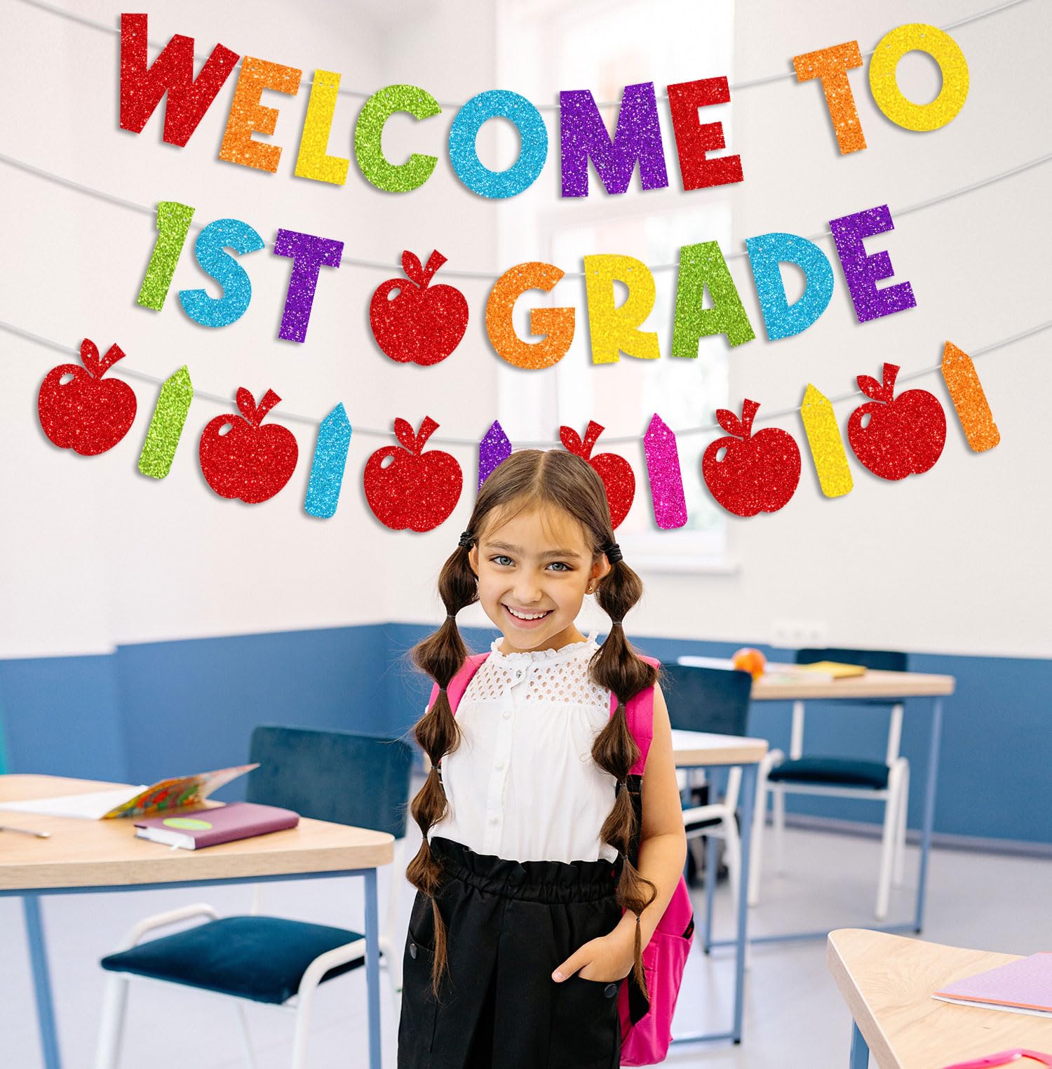 Striscione stampabile per il primo giorno di scuola