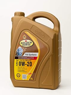Golden Horse 0W20 Full Synthetic Engine Oil, 5 Litres