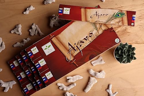 Vista 140 de EARTH Satya Super Hit Yoga Ritual Varillas de incienso de 15 GMS (paquete de 12) (certificado verde) Agarbatti indio perfumado enrollado a mano