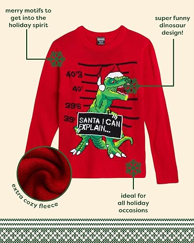 Miniatura 2 de Quad Seven Suéter feo de Navidad para niños - Novedad de Navidad para fiestas (4-18)