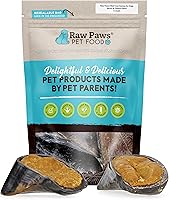 Vista 8 de Raw Paws Aros de vaca rellenos para perros, sabor a mantequilla de maní, (5 unidades) carne de res natural, pezuñas de vaca, mantequilla de maní