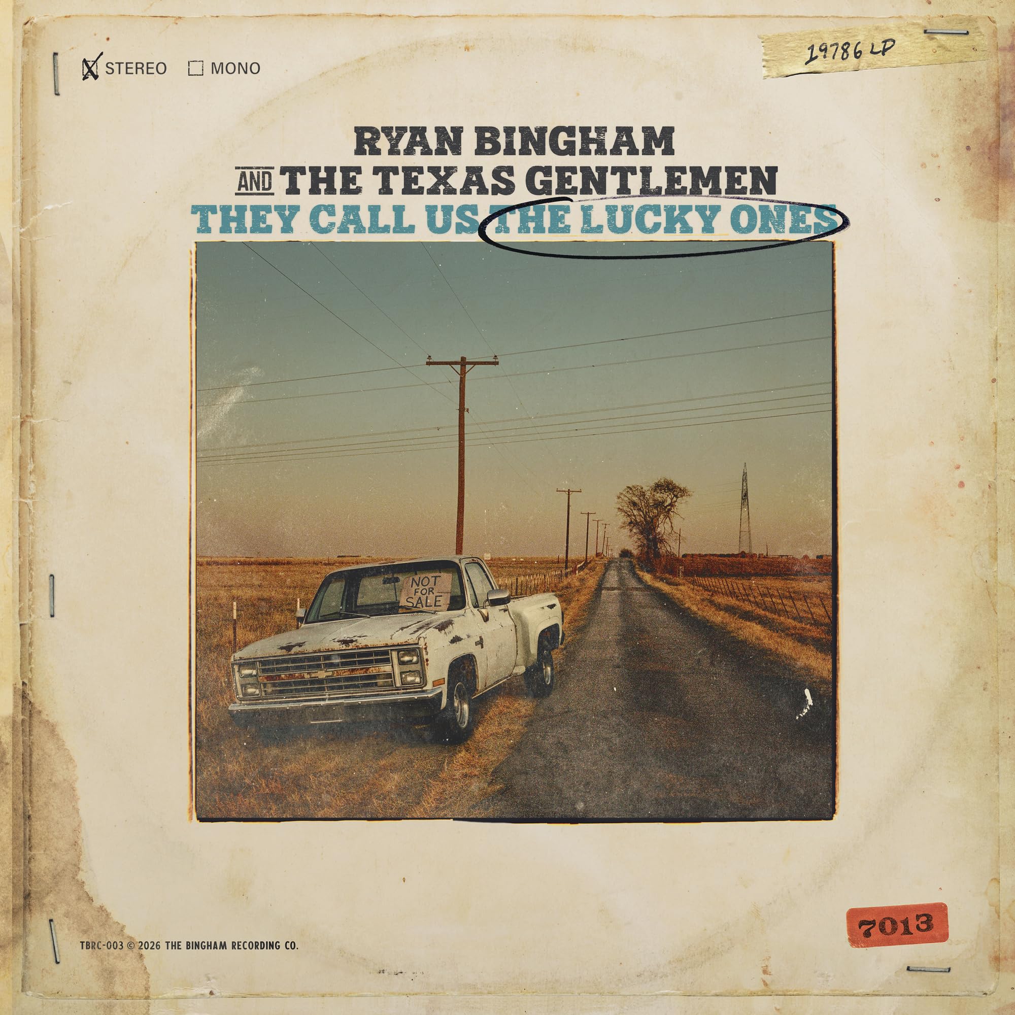 BINGHAM, Ryan - They Call Us The Lucky Ones - CD