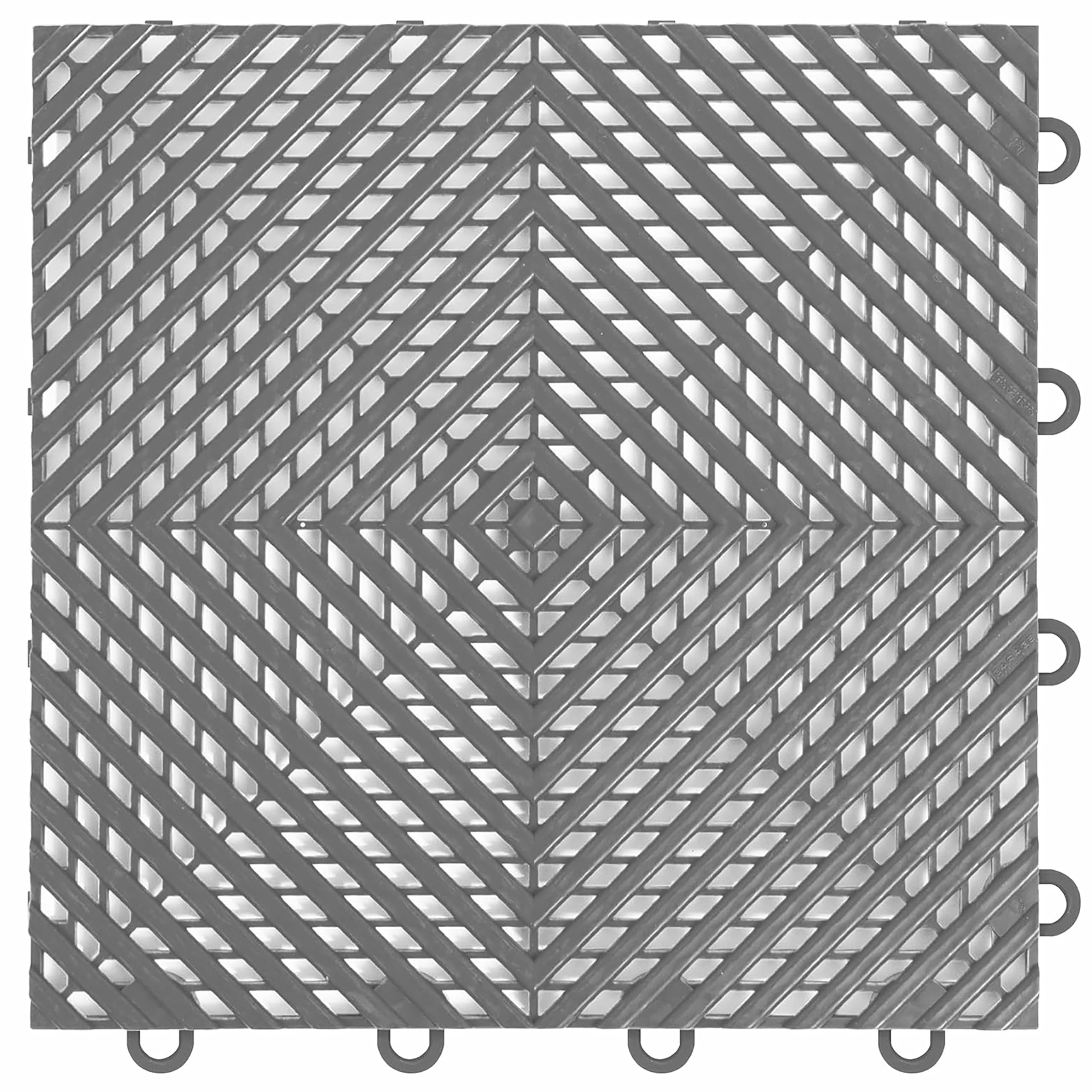 Nitro Tiles Vented by FlooringInc Graphite 52-Pack