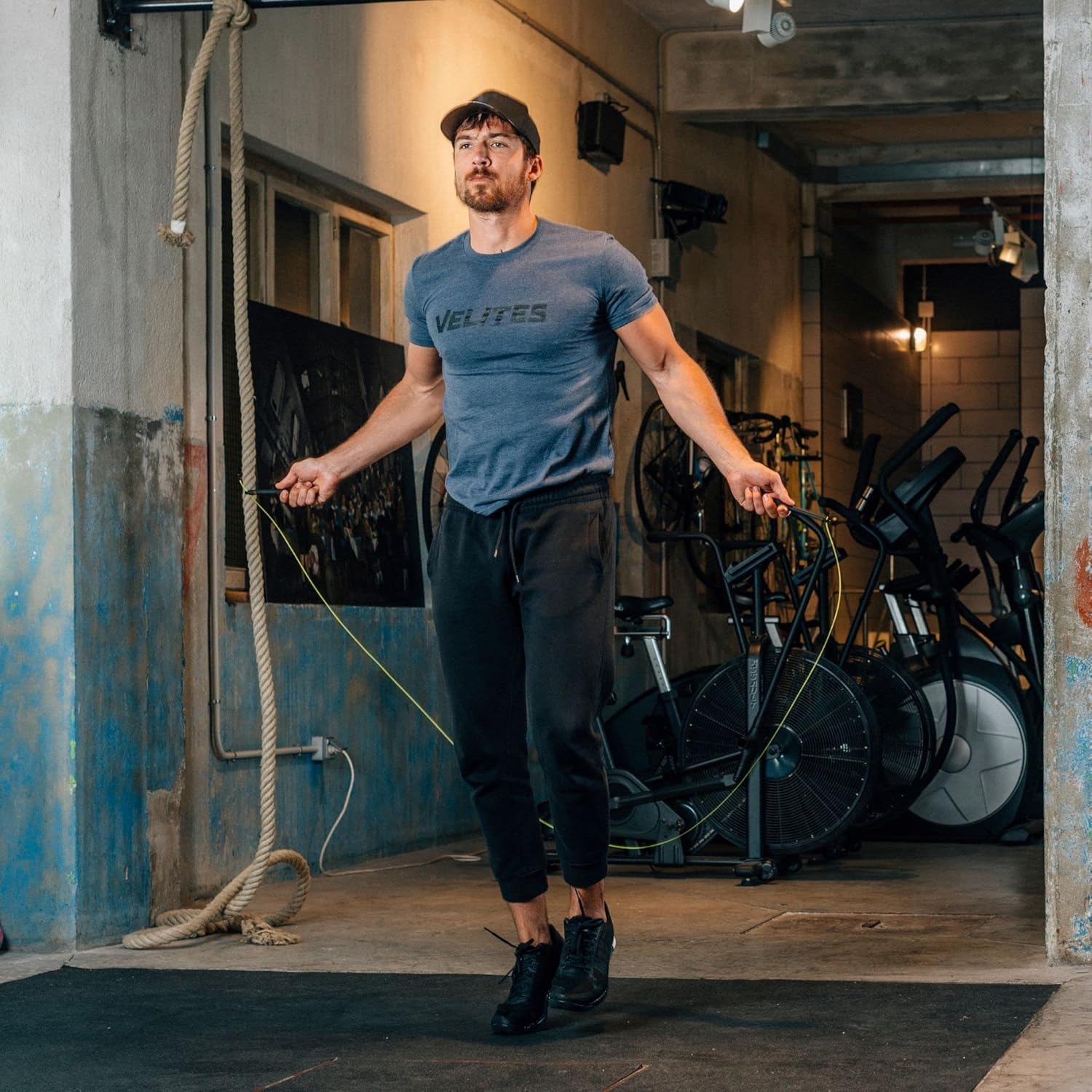 Velites - Fire 2.0 Official CrossFit® Games Jump Rope - Carry bag included - Single and double unders jumps