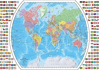 Comprar Ravensburger Rompecabezas de 1000 Piezas de Mapa del Mundo político para Adultos – 12000664 – Herramientas Hechas a Mano, Fabricado en Alemania, Cada Pieza Encaja Perfectamente