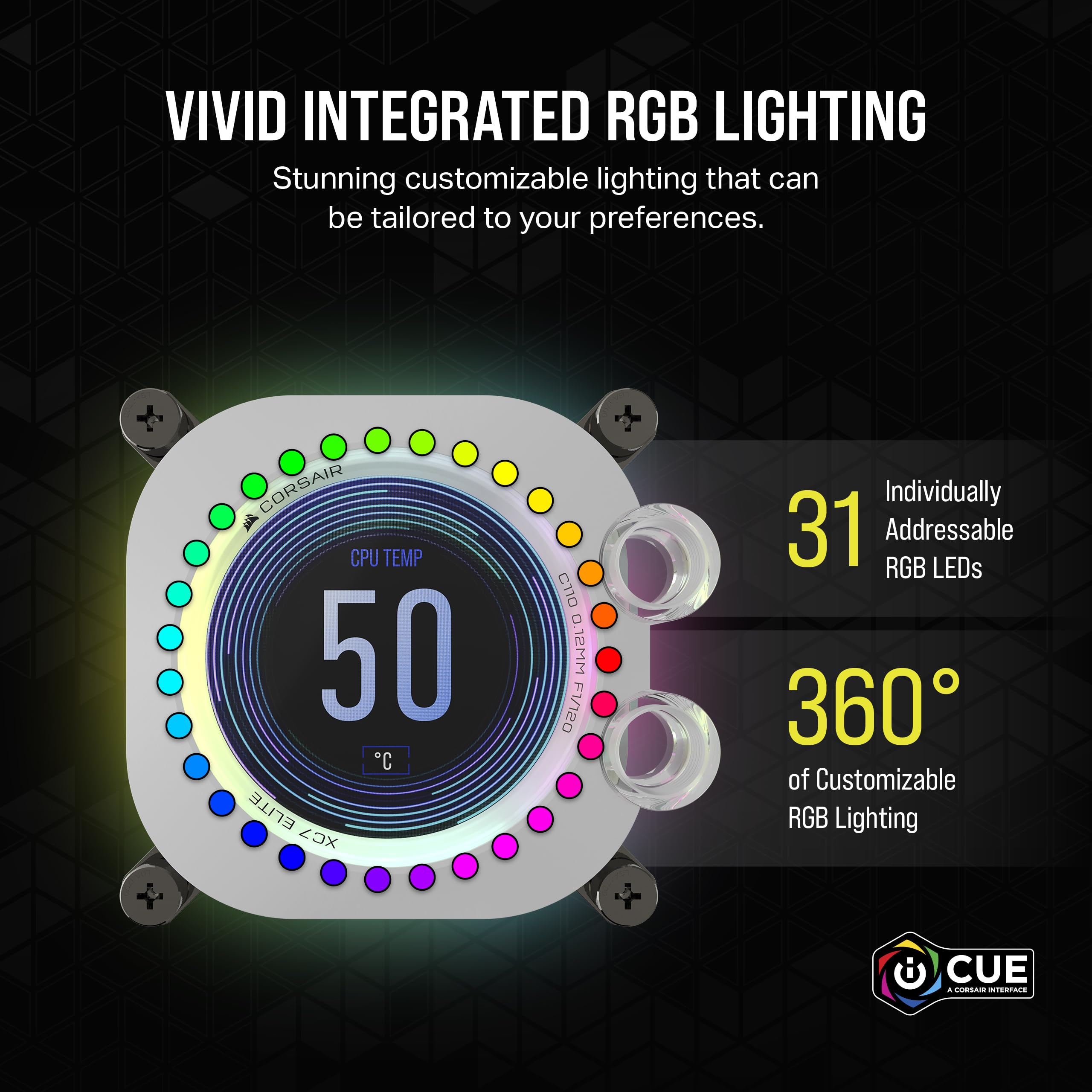 Amazon.co.jp: CORSAIR XC7 RGB Elite LCD CPU ウォーター