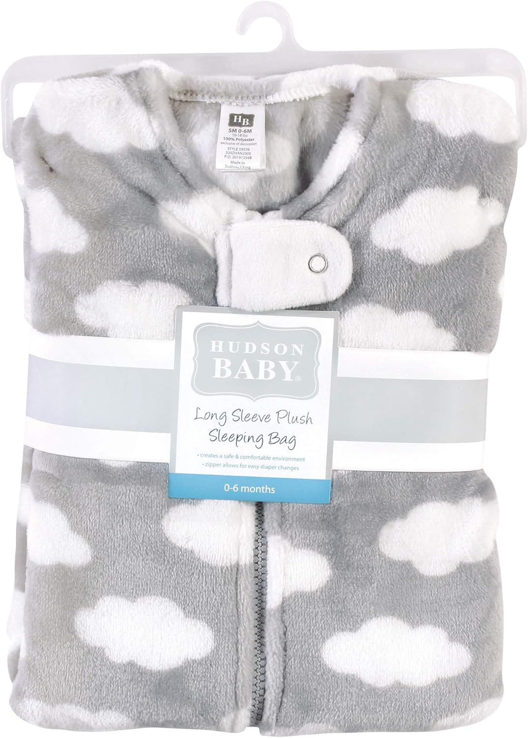 Hudson Baby Unisex Baby Plush Sleeping Bag, Sack, Blanket - Image 2