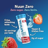 Vista 2 de Nuun Zero Sugar Hydration Electrolyte Tablets - Sodium, Potassium, Chloride, Calcium, Magnesium, Light & Delicious Fruit Flavors, No Sugar, Gluten