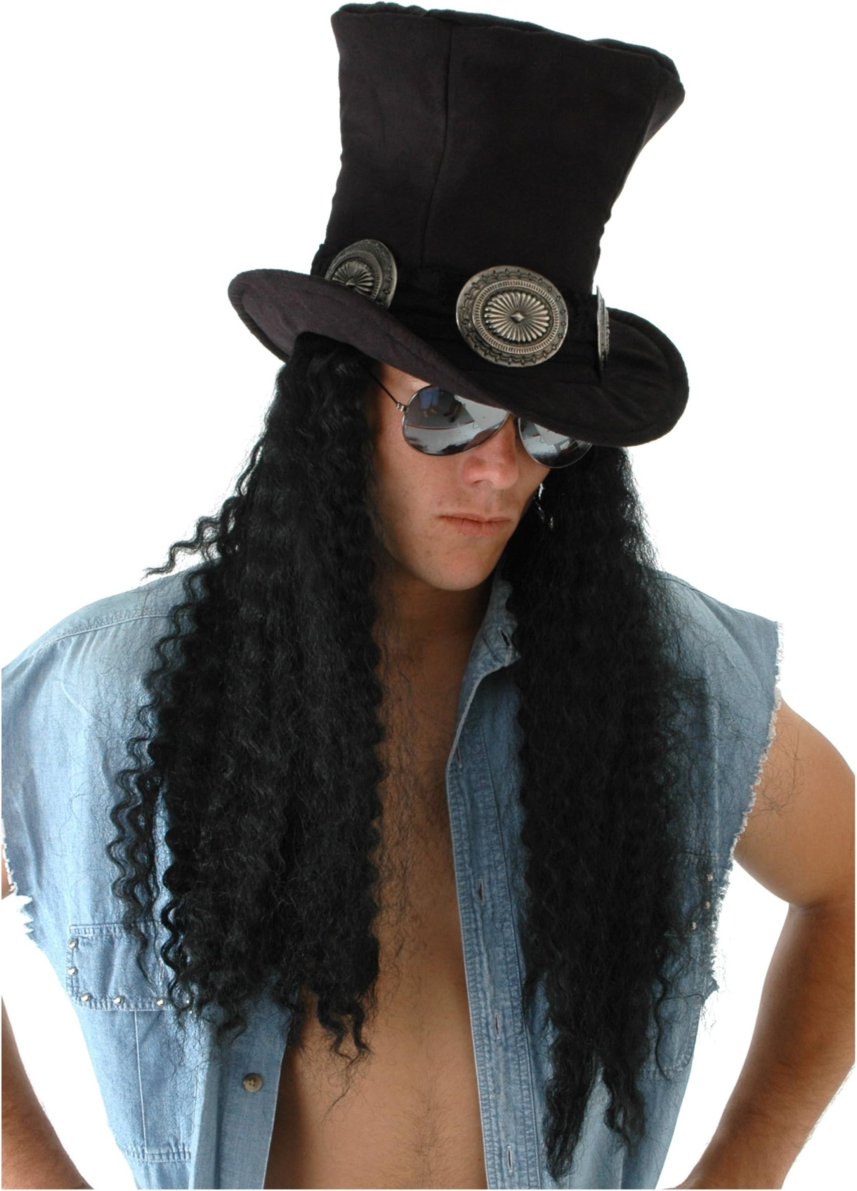 elope Guitar Superstar Hat w/Hair