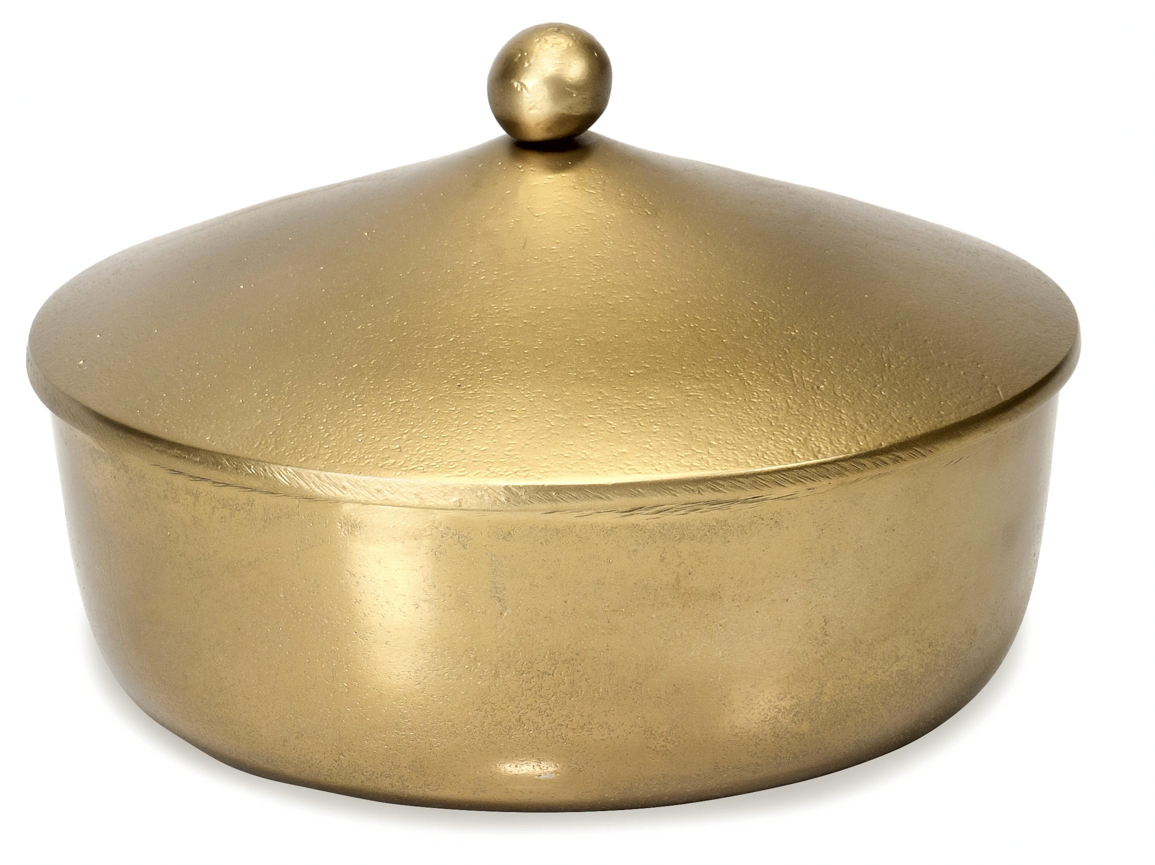 VALIEM BOWL-Ｌ Amazon.com: Red Co. 7” Dia Round Antique Decorative Textured