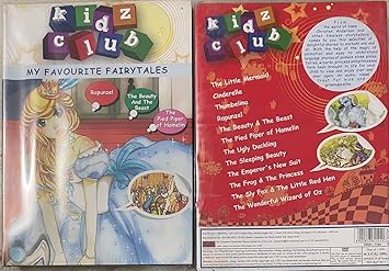 Kidz Club (Boogie Woogie Toddlers Rhymes / Vikram Betaal (Hindi & English) / My Favourite Fairytales / Birthday Songs) 4 DVD SET + 2 FREE DVD