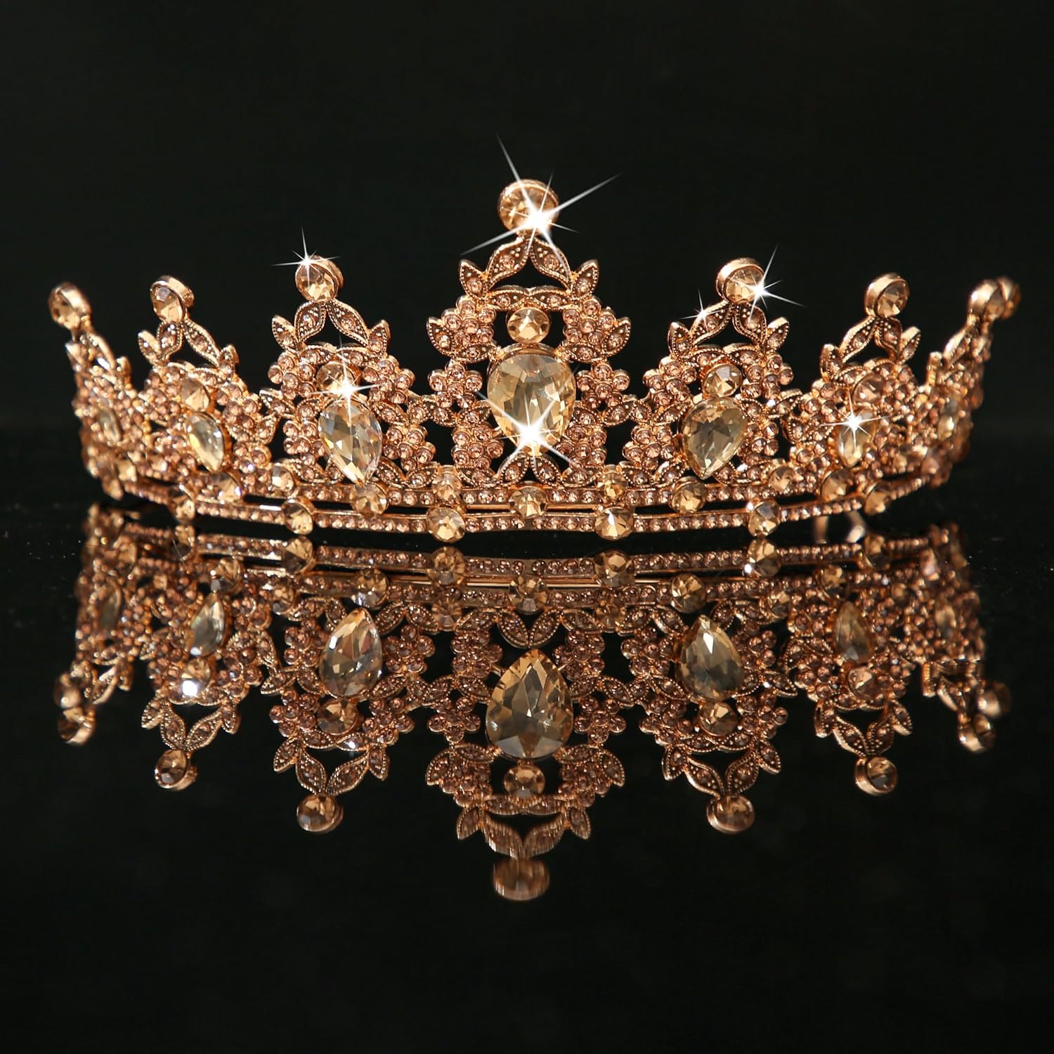 Kamirola - Queen Crown and Tiaras Princess Crown for Women Crystal Headbands for Bridal, Princess for Wedding and Party - Image 7