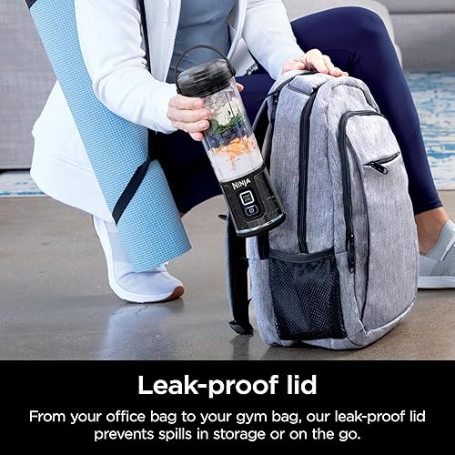 Miniatura 130 de Ninja BC151EM Blast - Licuadora portátil, inalámbrica, recipiente de 18 onzas, licuadora personal para batidos y batidos, sin BPA, tapa a prueba