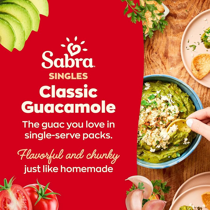 Amazon.com: Sabra Classic Guacamole Dip Cups for On the Go