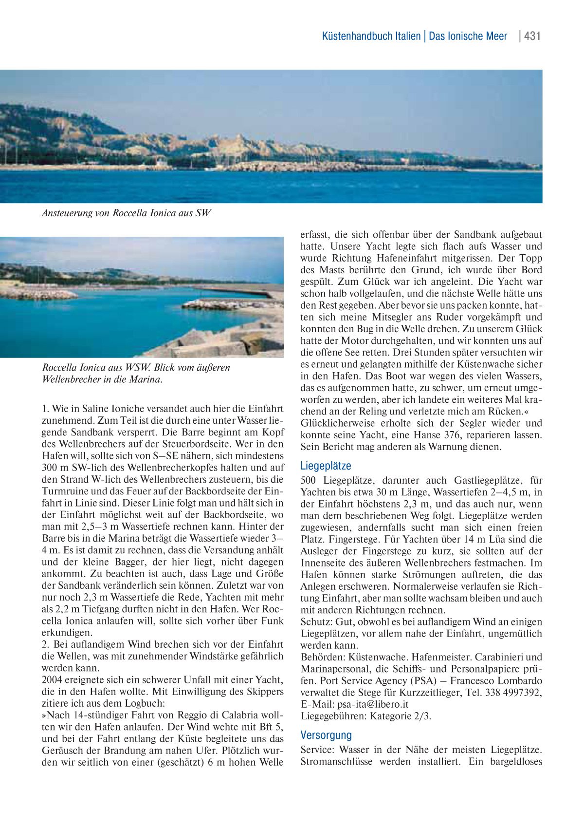 Küstenhandbuch Italien: Ventimiglia - Brindisi, mit Sardinien, Sizilien und Malta
