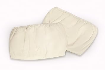 Badger Basket Elegance Bassinet Sheets Ecru