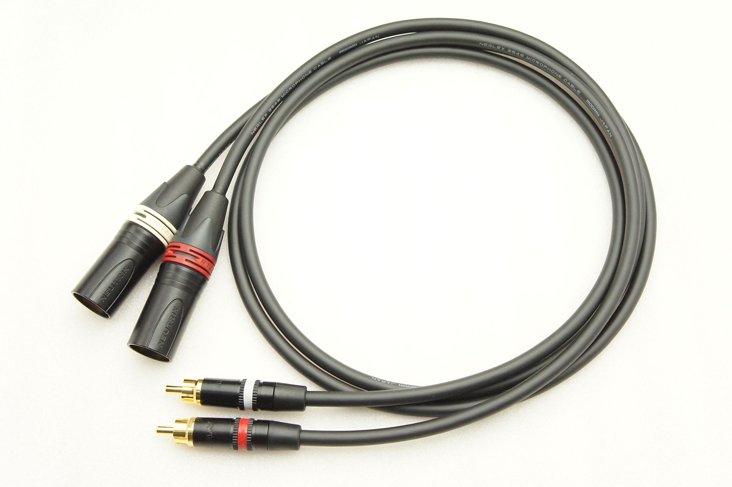 MOGAMI 2549 XLRケーブル 2m 8本セット Amazon | MOGAMI 2549 XLR(オス)→RCA 2本ペアケーブル (2m