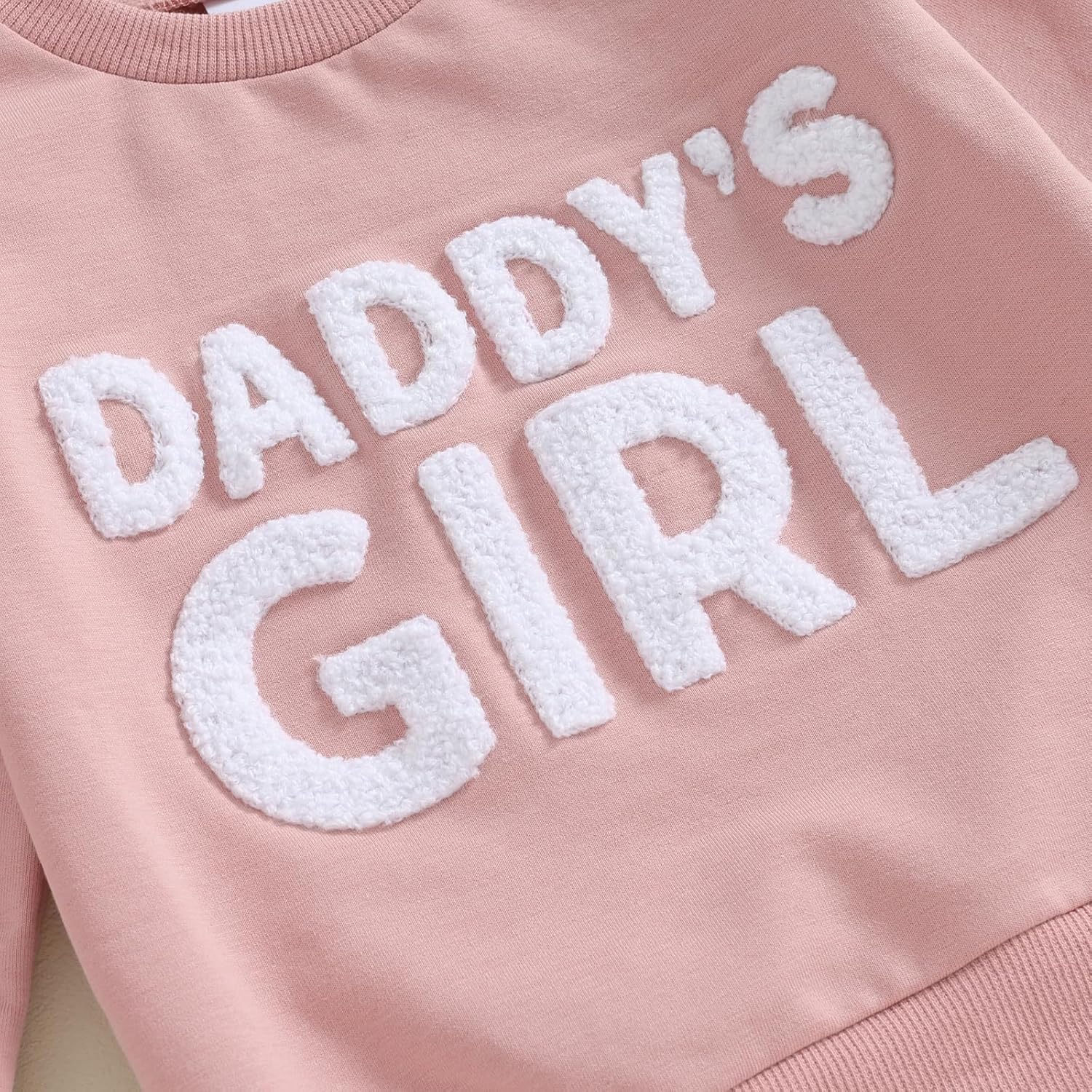 Toddler Baby Girl Clothes Daddys Girl Cotton Sweatshirt Tops Pants Newborn Girl 2Pcs Fall Winter Outfits - Image 4