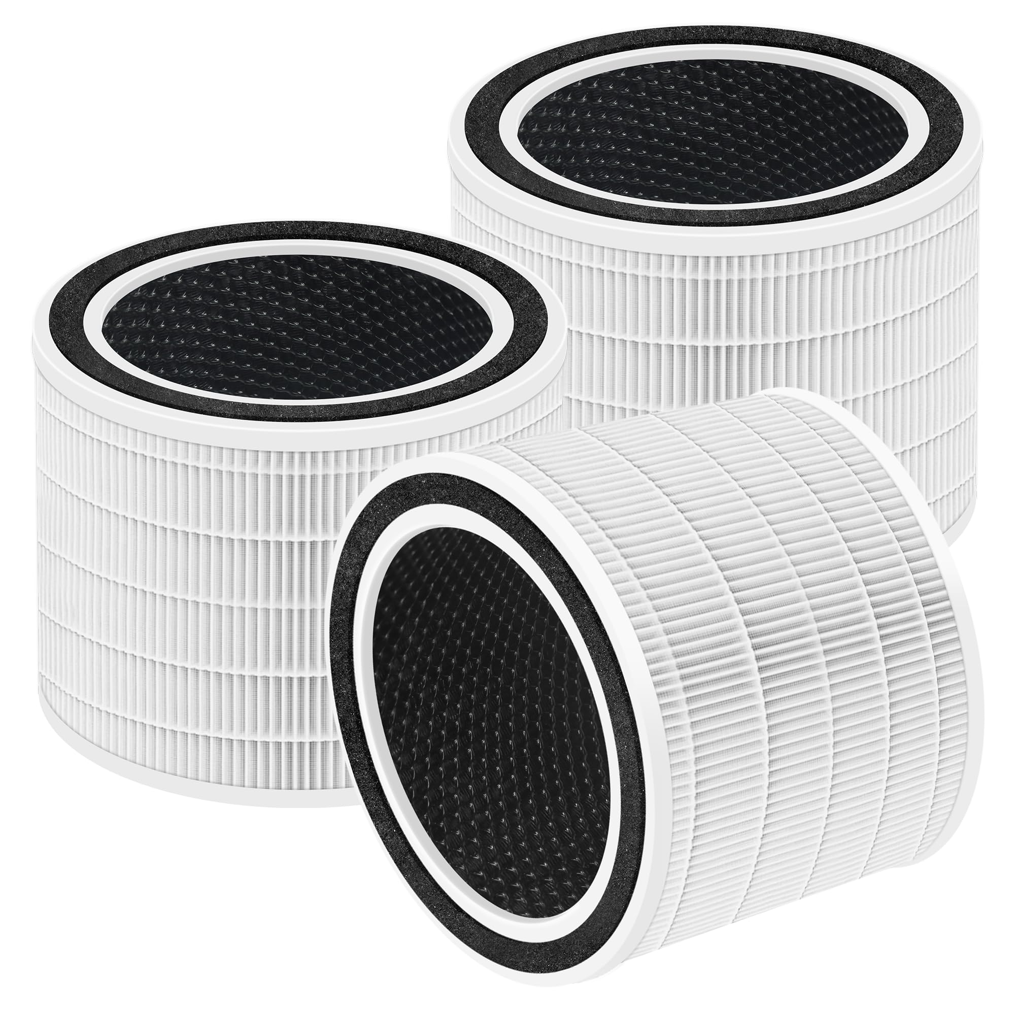 Core 200S Replacement Filter for Core 200S Smart WiFi Air Purifier, 3-in-1 H13 True HEPA Filter Replacement and High-Efficiency Activated Carbon, Part # Core 200S-RF, 3 Pack