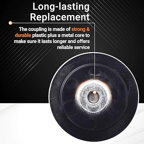 Miniatura 5 de BlueStars - Acoplador de accionamiento de licuadora ultra duradero 9704230 con kit de llave inglesa, piezas de repuesto fácil de instalar, ajuste