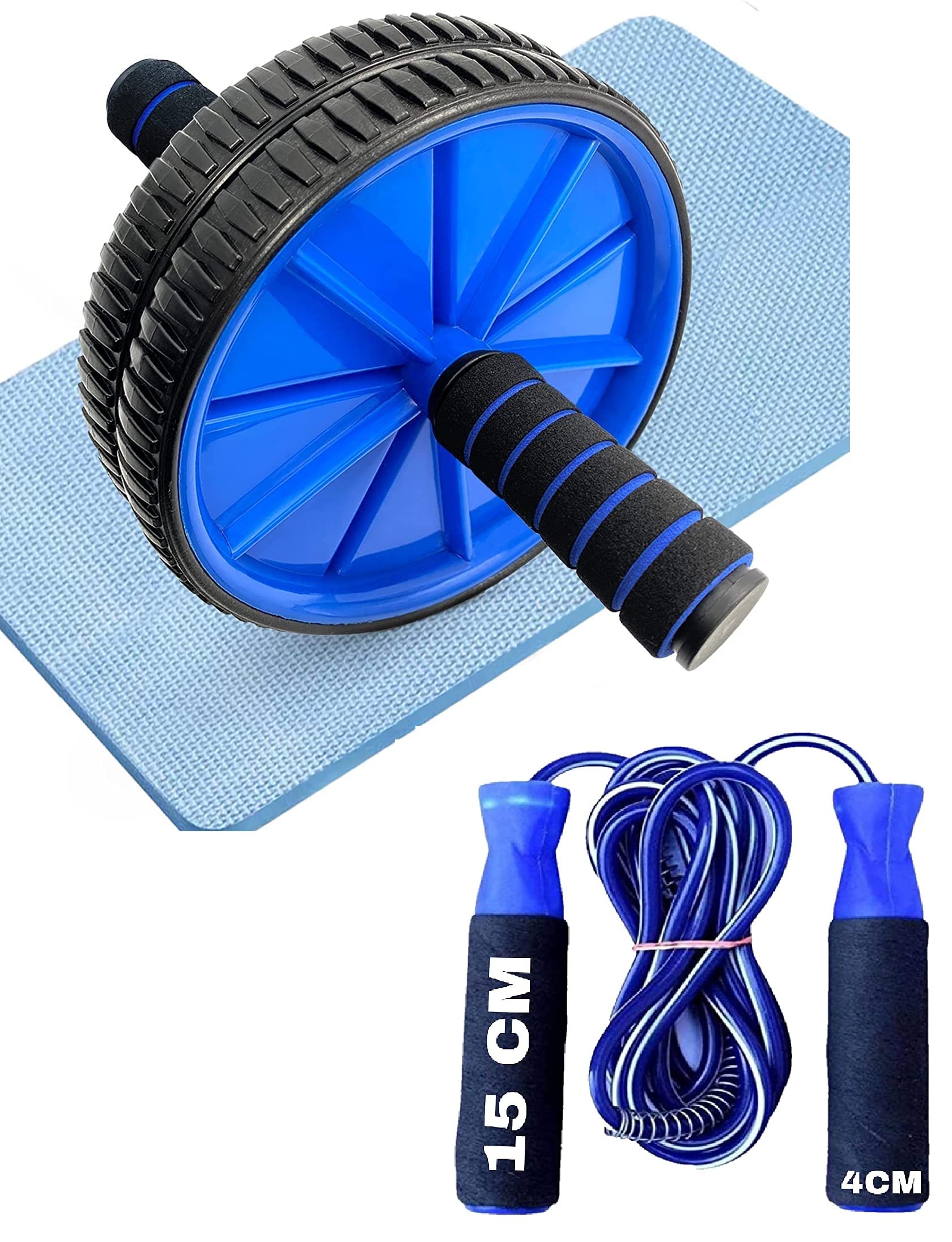 Ab Roller & Skipping Rope Combo for Abs Workout, Ab Wheel Exercise Equipment, Ab Wheel for Home Gym - Ab Machine for Ab Workout (B09NCFXBLD) Amazon Price History, Amazon Price Tracker