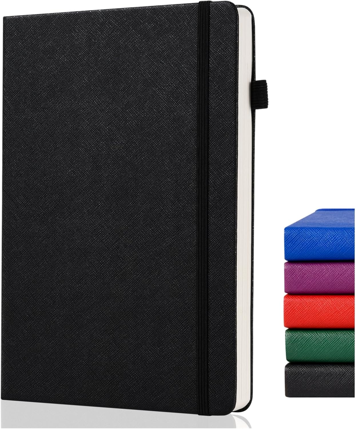 Bullet Dotted Journal A5 - Gepunktetes Notizbuch Mit 140GSM Papier & Elastikband