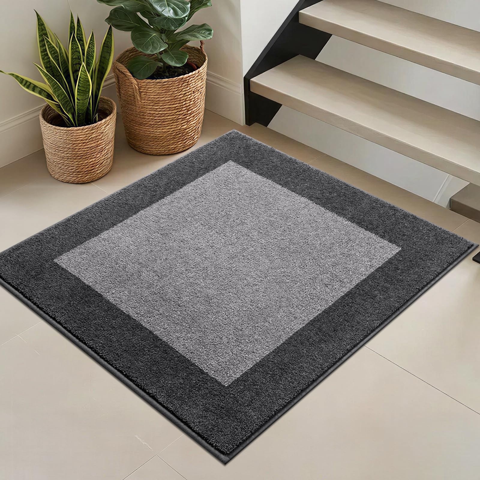 Square Rug 36" x 36", Kitchen Rug for Floor, Room, Roll Packing