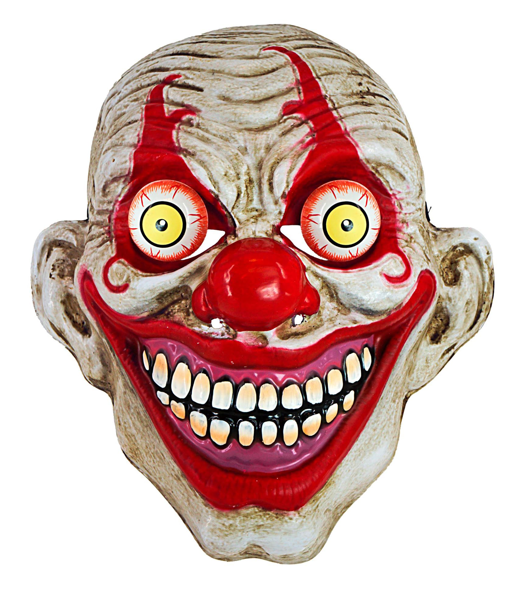 W WIDMANN MILANO Party Fashion - Wiggle Eyes Mask Adult Horror Face Mask for Halloween Carnival