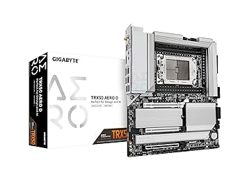 GIGABYTE TRX50 AERO D (sTR5/ AMD/ TRX50/ E-ATX/ DDR5/ PCIe 5.0 M.2/ PCIe 5.0/ USB4 Type-C/Wi-Fi 7/ Marvell 10GbE/ Motherboard)