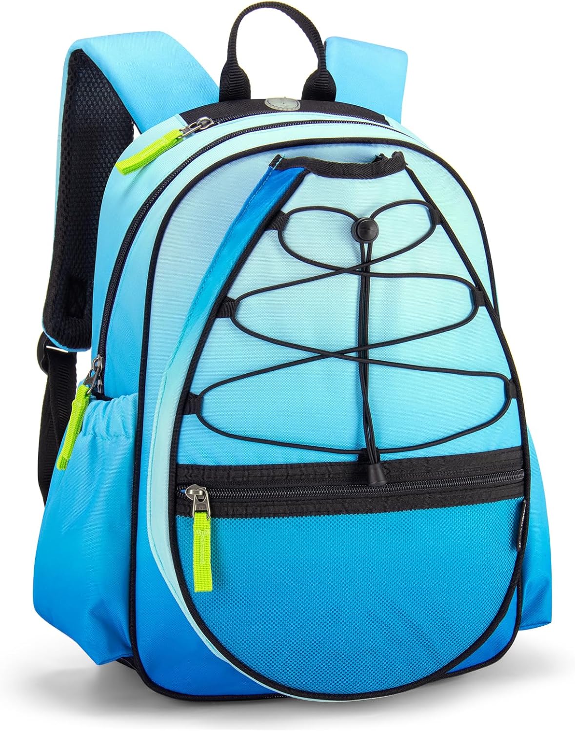Choco Mocha Kids Tennis Bag for Boys, Kids Tennis Backpack Racket Bag, junior tennis bag 16 Inch, Gradient Blue