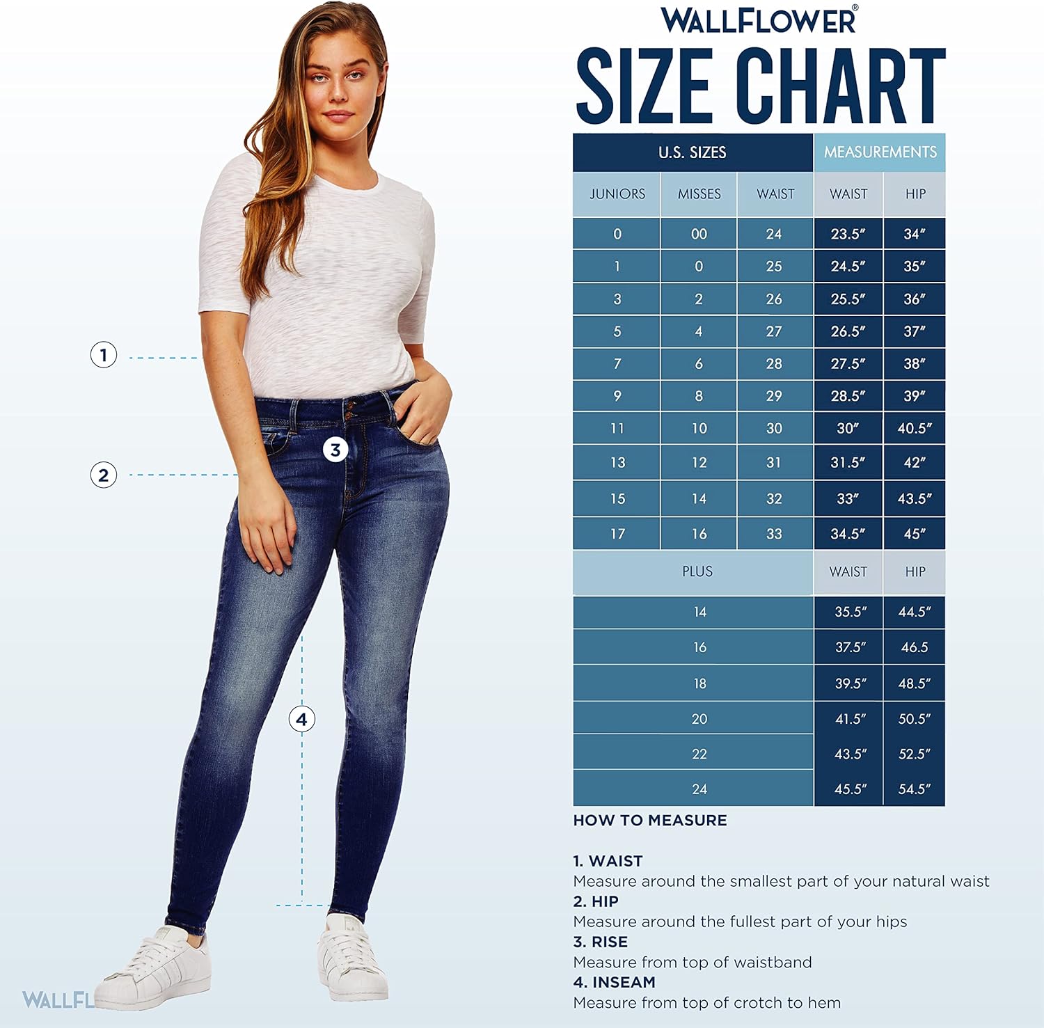 WallFlower Women's WBM10964S Ultra Skinny Mid-Rise Insta Soft Juniors Jeans (Standard and Plus), Tara, 0