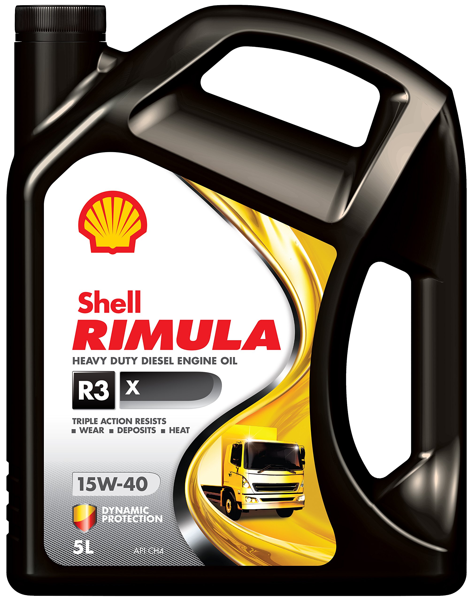 Shell RIMULA R3 EXTRA 15W-40 エンジンオイル Shell Rimula R3X 15W-40 API CH4 Premium Mineral Engine Oil (5 L