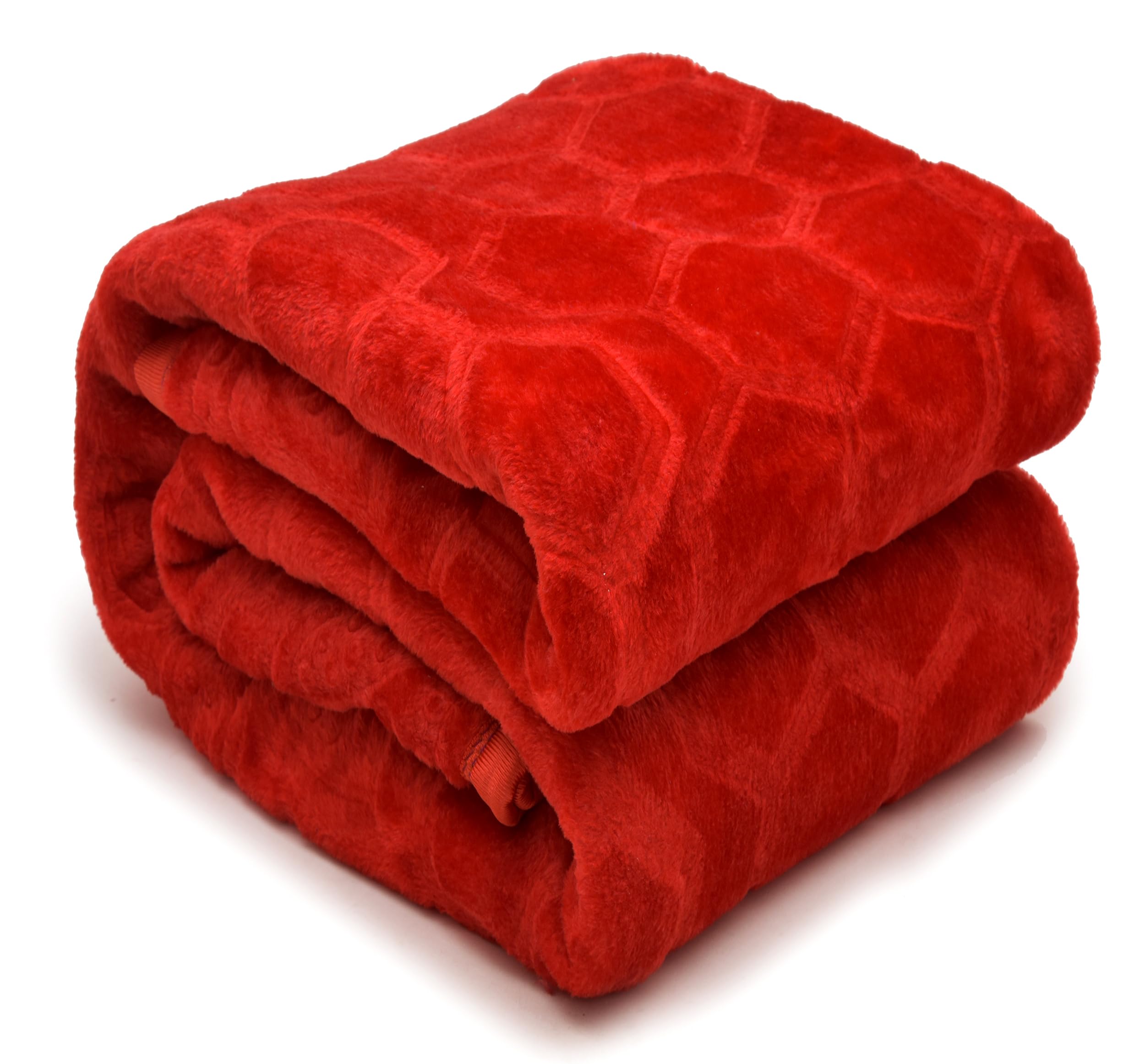 BENAVJI Mink Floral Embossed Super Soft Heavy Bed Velvet for Winter Blanket Quilt Rajai (Orange, Single) (B0D8QJ5Z8F) Amazon Price History, Amazon Price Tracker