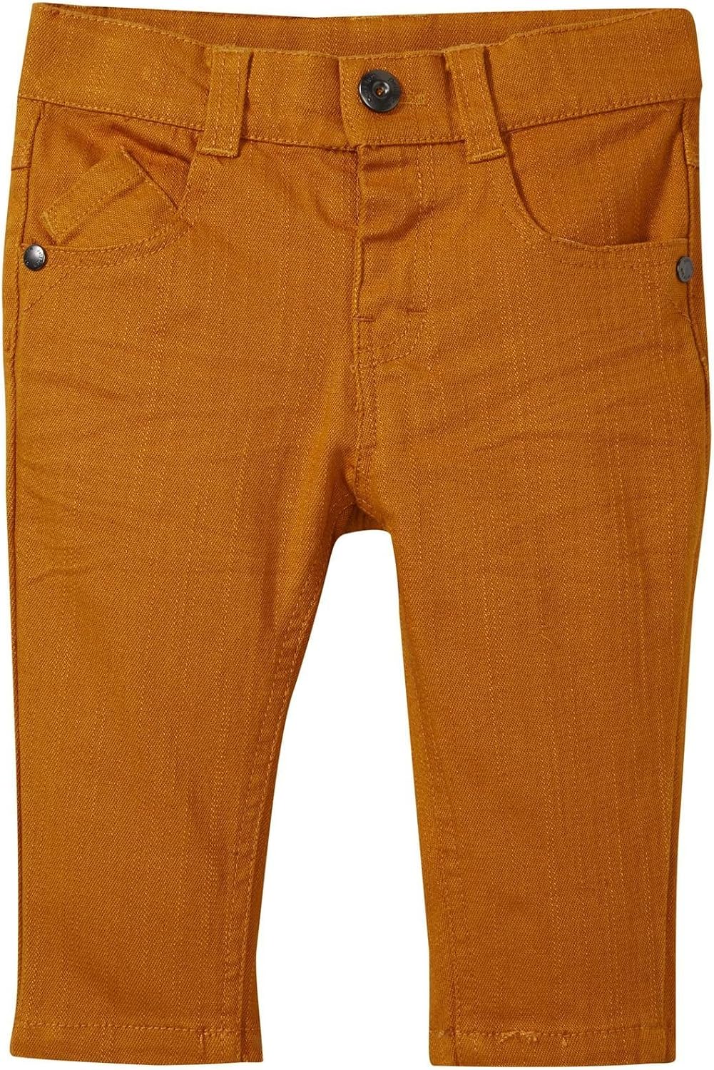 Petit Lem Baby Boys' Little Cowboy Pants -Mustard-3 Months