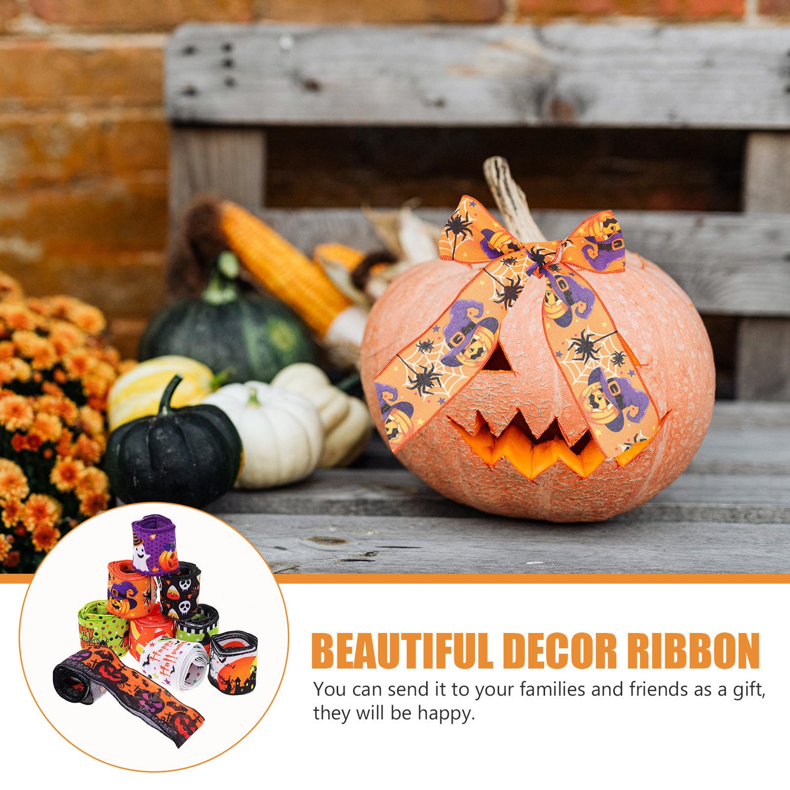 36 Rollen Festivalband Halloween Geschenkideen Geschenkband