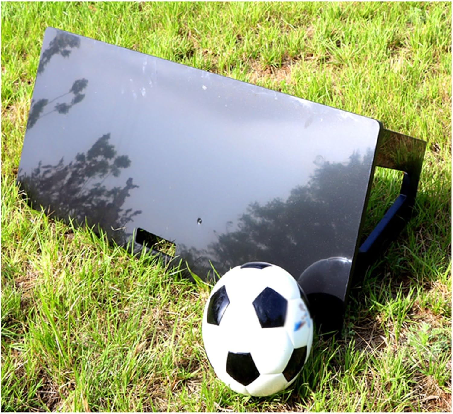 Football Rebound Board,Soccer Training Equipment,Portable Soccer Wall Rebounder Trainer,Impact Resistant Adjustable Angle,for Control Passing Shooting Practice
