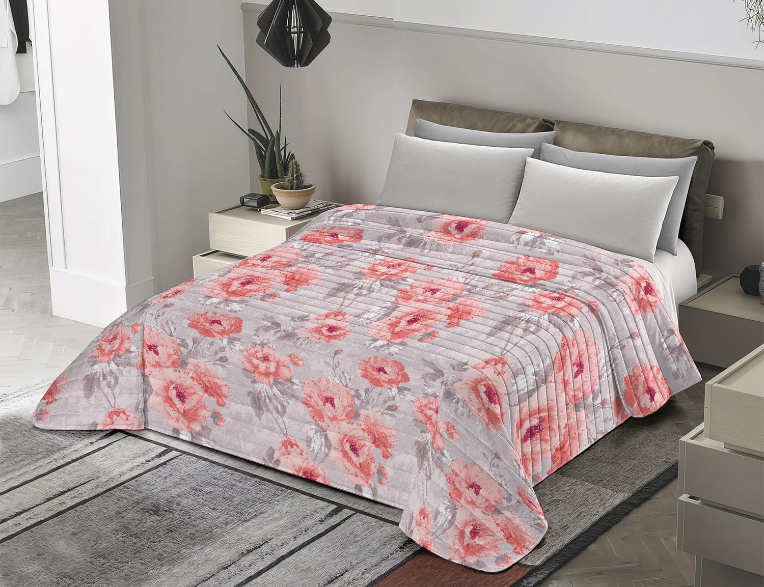 Banzaii Made In Italy Copriletto Trapuntato Banzaii In Microfibra