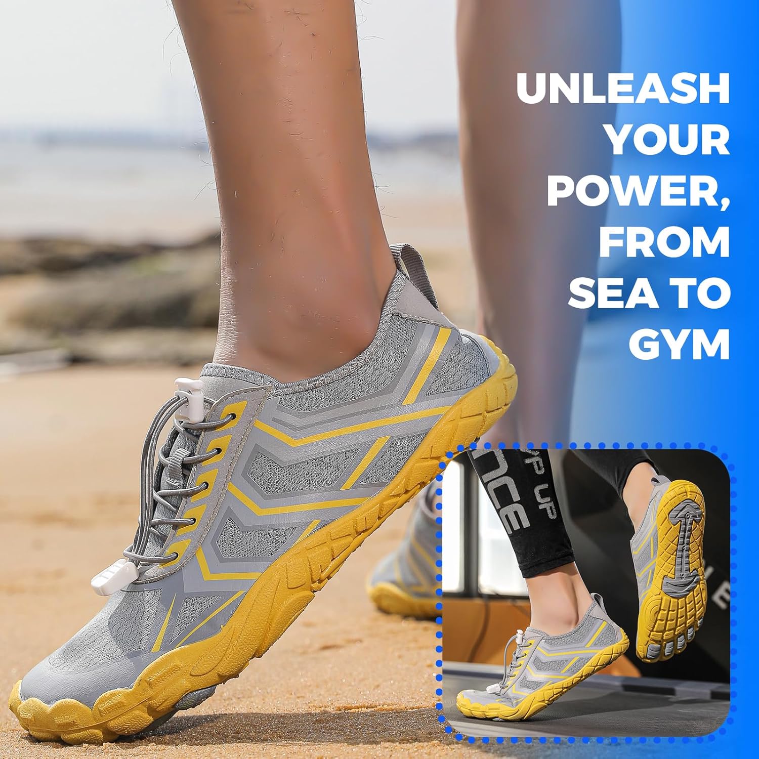 Water Shoes Women Men Quick Dry Aqua Shoes Barefoot Beach Swim Shoes