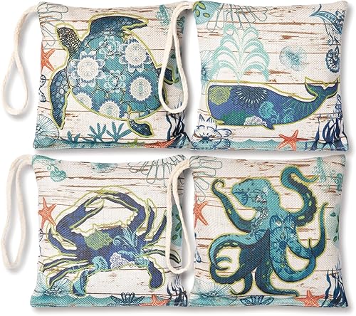 Bolsas de carbón de bambú absorbentes de olores (4 x 8 onzas), desodorante de carbón activado, ambientador de carbón para el hogar, automóvil,