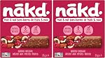 Nākd. Fruits crus & Barres de noix - Plaisir des baies - 100% ingrédients naturels - Pas d'ajout de sucre - Végétaux - Sans gluten - 4 x 35g barres - 140g