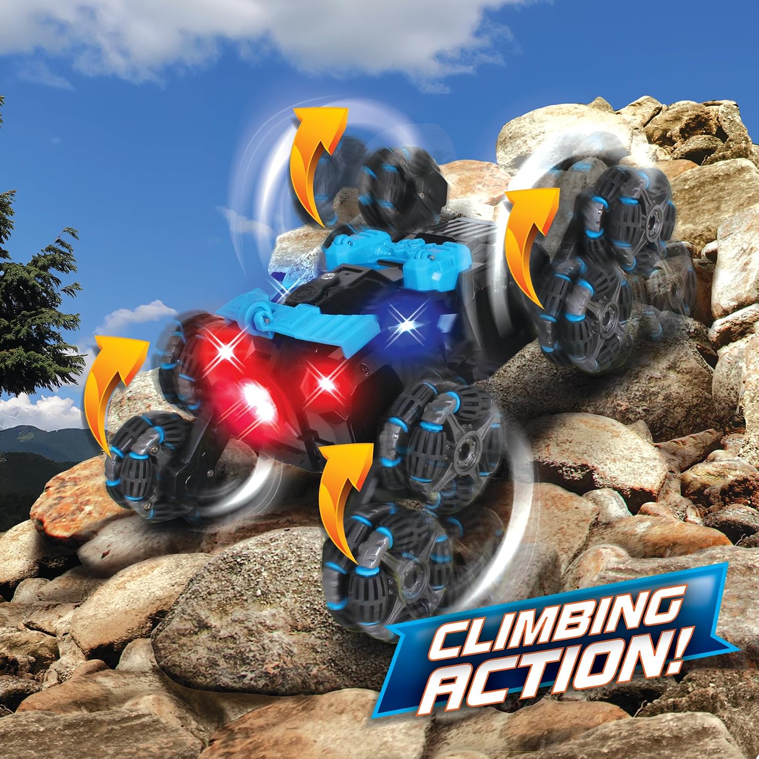 NKOK Ready to Run 2.4GHz Octo-Blazer Stunt Twister R/C with Smoke Effects