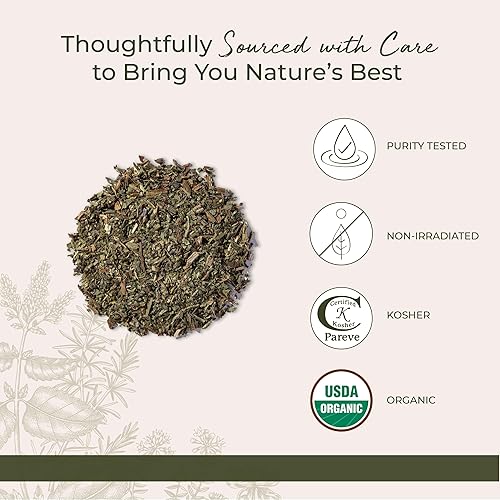 Miniatura 4 de Starwest Botanicals Hoja de consuelda seca orgánica, hierba natural para aplicación tópica, ungüento o aceite, cortado y tamizado, certificado