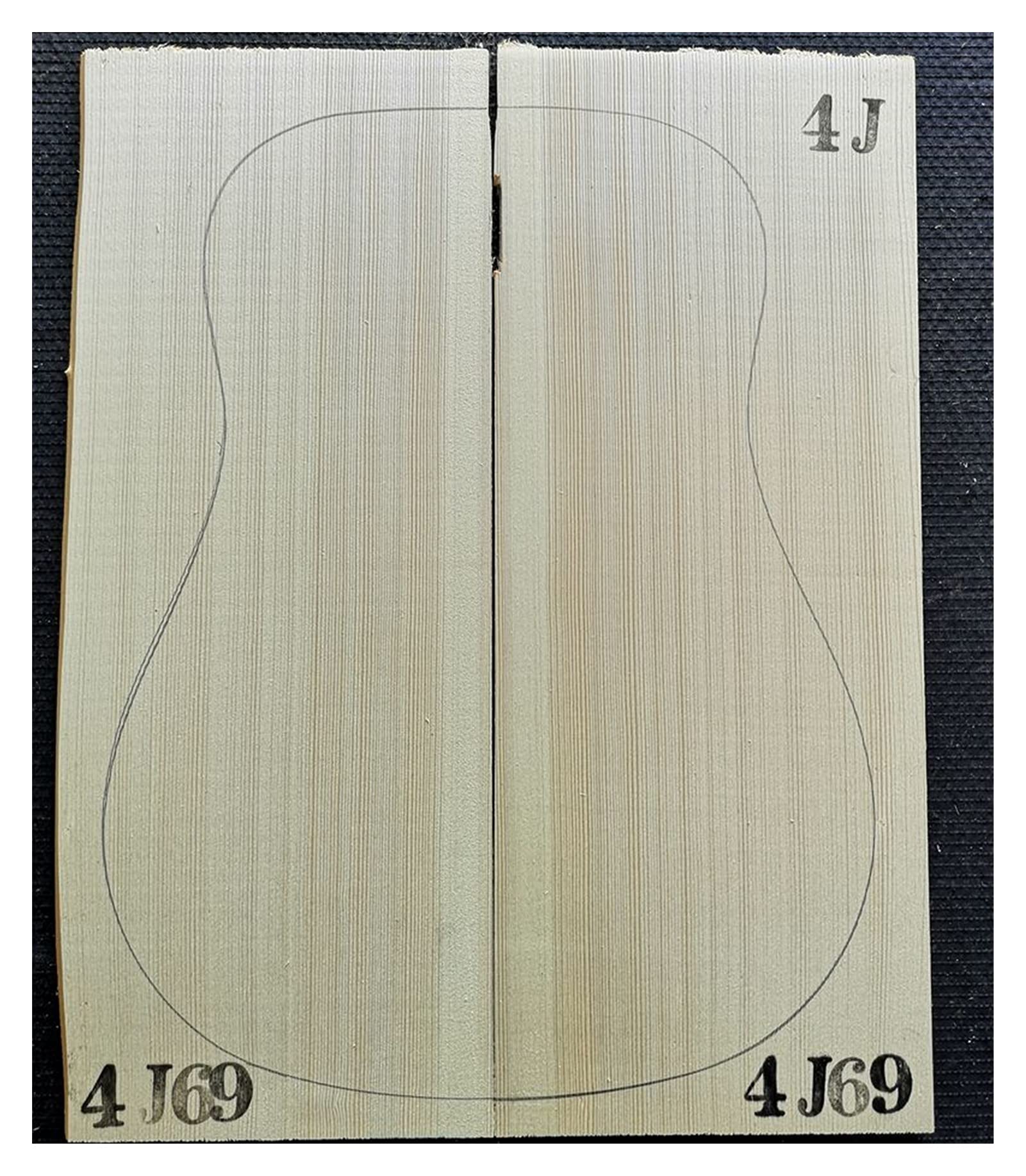 Kit Chitarra incompiuto 4# Grade Picea Abies Abete delle Alpi in Legno Massello Chitarra Top 41 Pollici Fai da Te Chitarre Fatte A Mano Che Fanno Materiale Corpo della Chitarra Fatta a Mano