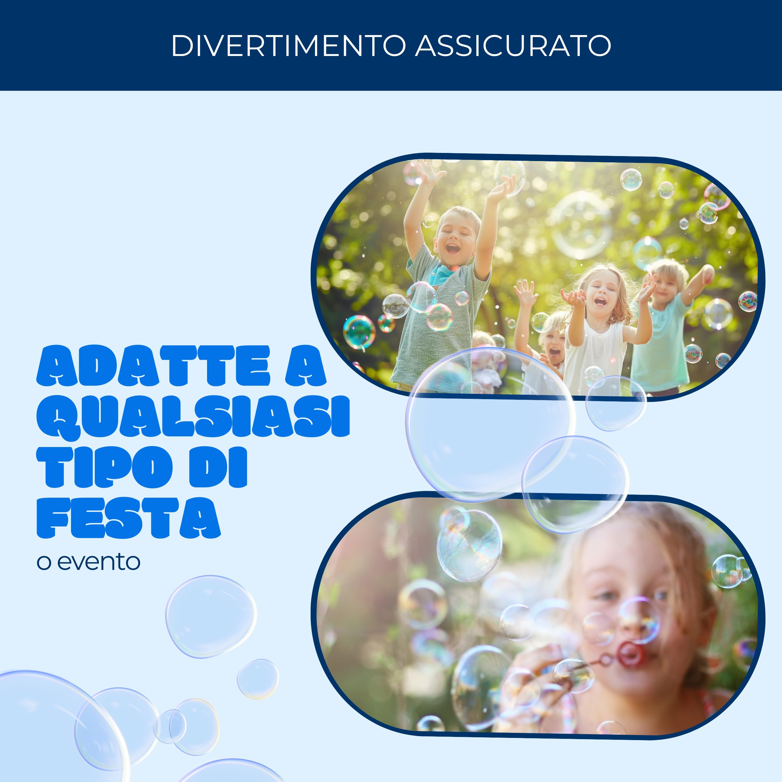 Bubble World 103.568500 - Liquido per bolle di sapone giganti, 1 litro