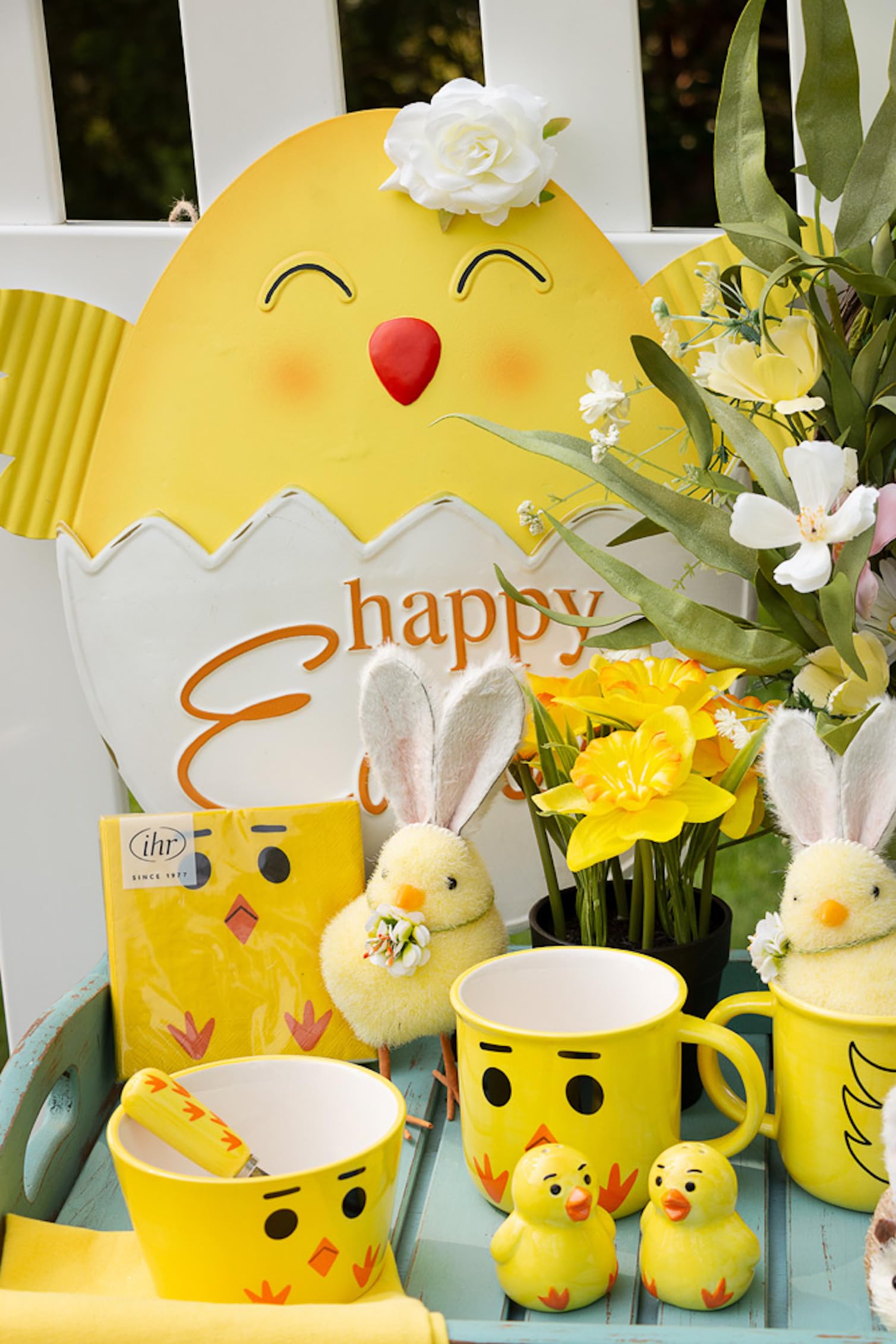 Boston International Easter Coffee Mug - 14 Oz Ceramic Cup With Silly Chick Design, Yellow - View #8