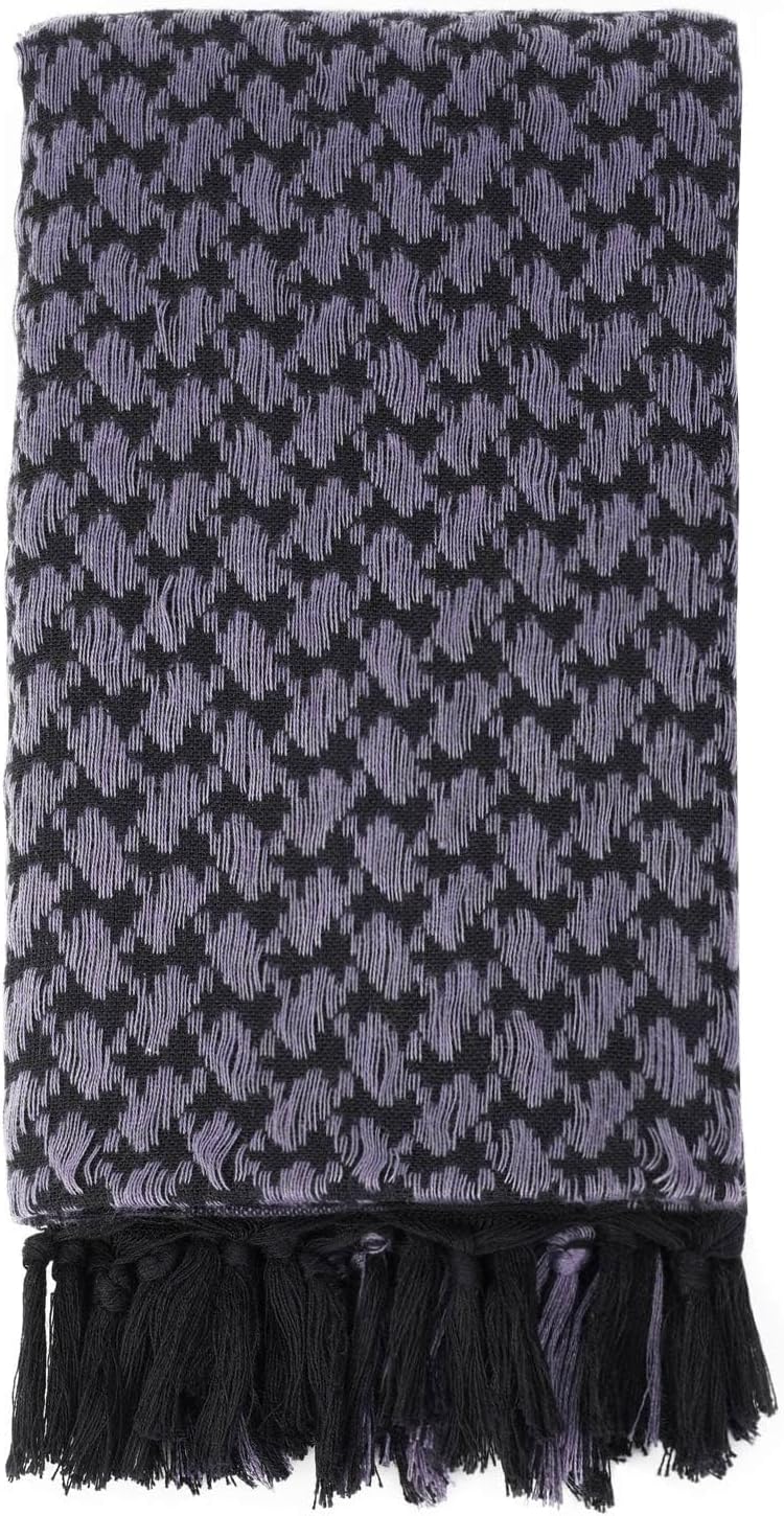 Explore Land Cotton Shemagh Keffiyeh Tactical Desert Scarf Neck Head Wrap with Tassel for Men Women - Image 3