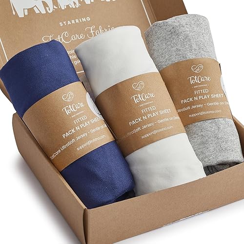 TotCare Graco Pack and Play Sábanas bajeras Compatible con Graco Pack n Play Playard Cuna y otros colchones de corral de 27 x 39 pulgadas, sábanas